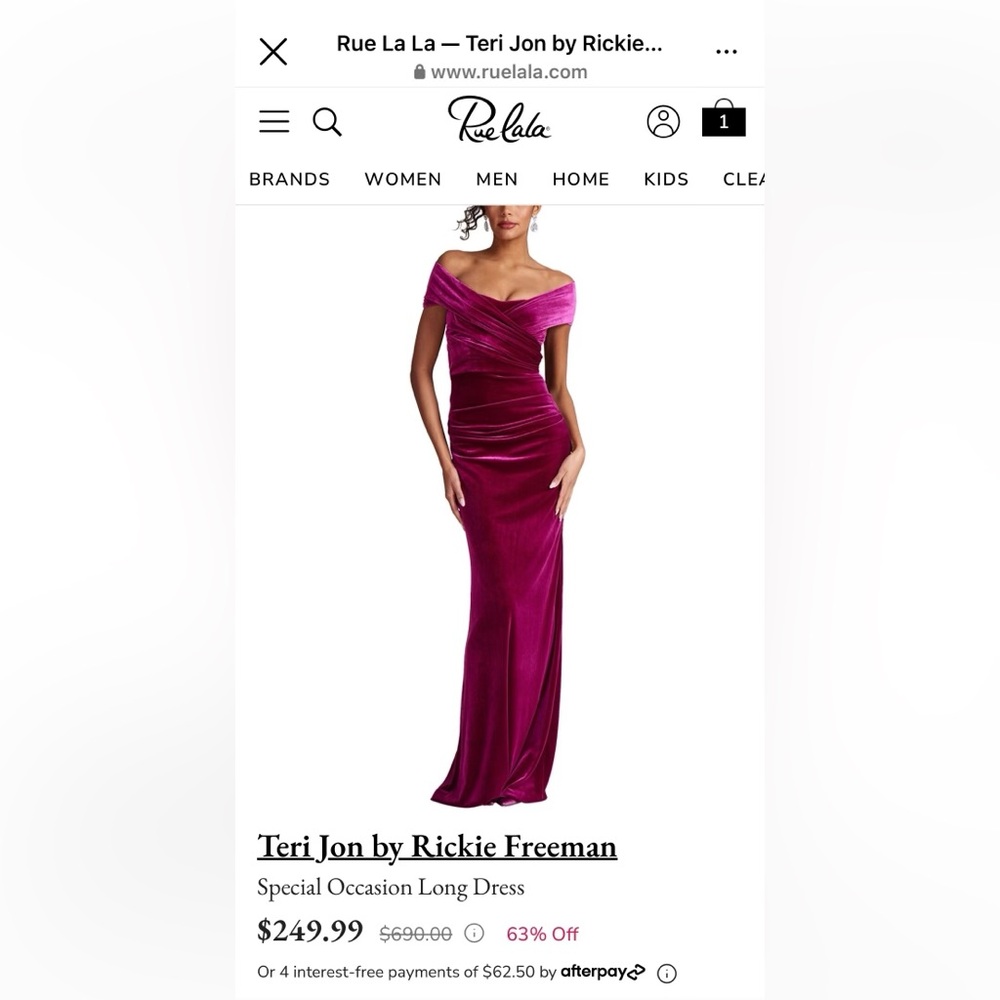Rickie Freeman for Teri Jon Gown